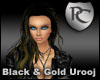 Black & Gold Urooj