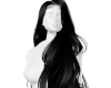 Black long hair