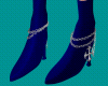 Blue Navy Boots X