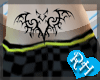 RH Lower Back Bat Tattoo