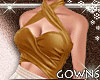 Leather Top - Honey