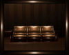 ! Leather wood Couch 
