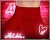 Al's Red Skater Skirt