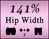 Hip Butt Scaler 141%