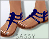 S| Blue Sandals