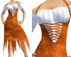Orange Witch Dress