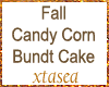 Candy Corn Bundt Cake