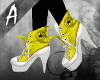 Yellow Converse w. Heels