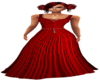 Red Valentines ballgown