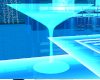 blue Martini glass