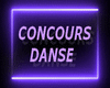 Panneau concours danse