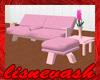 (L) Pink Cuddle Couch