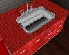 Red Kitchen Counter