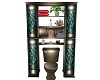 LL~TEAL &CREAM BATHROOM