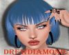 Dd- Dana Dark Blue Hair