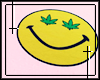 † weed smile rug