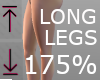 175% Long Legs Scale