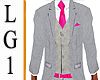 LG1 Grey & Pink Suit