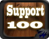 H | Support 100 Credits