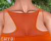 C~Orange Neon CropTop