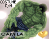! Hulk Costume F/M