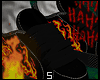 shoe flames hell