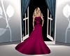 deep pink gown