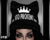 Crown~ Hat & Hair Black