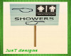 Restroom & Showers Sign