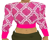 sweater F design pink