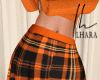 Pleated Skirt Plaid V1