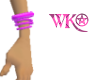 [WK] Neon Pink Bracelets