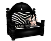 ~V~ Couple Zebra throne