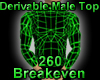 Derivable Male Top