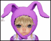 KIDS LILAC BUNNIE HAT