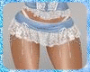 blue lace skirt