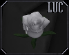 [luc] Lapel Flower White