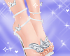 Butterfly Sandals  White