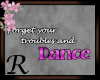 Wall Sign Dance Pink