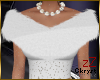 cK Shrug Fur White