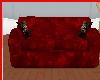 (S) Red Skulls Couch