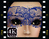 4K Lace Blue Mask