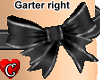 Bow Black Garter right