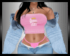 Blue Jean & Pink Set