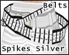 Spikes Silver Belts