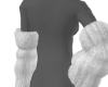 White Fur Gloves Addon