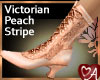 .a Victorian Boot Peach