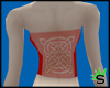 Crimson Red Celtic Top