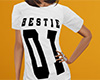 Bestie 01 Shirt White (F)