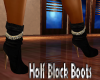 Half Black Boots